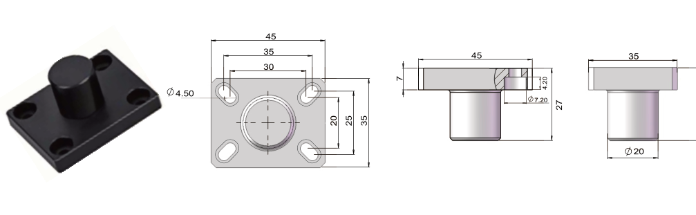 JCE2-1015 NY10 / NY15 fixing blocks