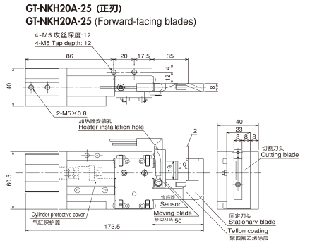 GT-NKH20 GT-NKH20 · 外形与安装尺寸