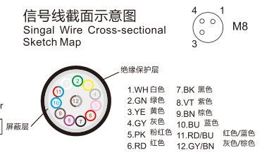JB8M8-D2 连接与安装示意图