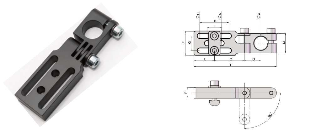 JMBE3 Slotted angular brackets